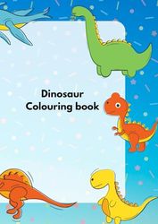 Children’s dinosaur colouring book