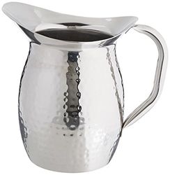 American Metalcraft HMWP64 Pitchers, 9.75" Length x 6" Width, Silver