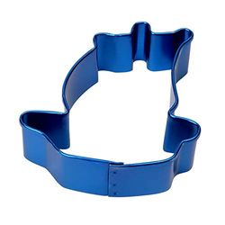 Dexam Pirate Ship Cookie Cutter-Blue, Aluminium