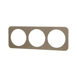 Wandbord van Duits/Frans aluminium met 3 sleutels, elegante gouden afwerking, perfect voor moderne ruimtes, brengt elegantie en verfijning thuis of op kantoor.