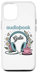 Audiolibro Girlie Cuffie Tea Flowers Custodia per iPhone 12/12 Pro