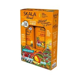 Intense Hydration and Nourishment - Kit Ch+Cd Manga Castanha do Para - Skala Expert - 650ml - Infused with Brazil Nut Oil and Mango Extract