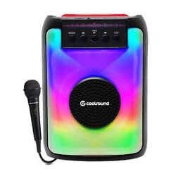 Coolsound Party Boom A380 Enceinte Portable Bluetooth 30 W 3" - Éclairage LED - USB, MicroSD, Jack3,5 mm - Batterie 3,7 V 1500 mAh