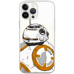ERT GROUP mobiltelefonfodral för Samsung S21 PLUS originalt och officiellt licensierat Star Wars mönster BB 8 009 optimalt anpassad till formen på mobiltelefonen, gedeeltelijk transparant