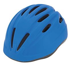Prophete Unisex Jeugd Kinderfietshelm, Glue-On technologie, verstelbare hoofdring 52-56 cm, TÜV/GS-getest, kleur blauw, eenheidsmaat