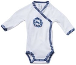 Sanetta - blanco de 100% algodón orgánico, talla: 62cm (3-6 meses)