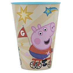 Stor Vaso Infantil de plástico Reutilizable de 430 ml de Peppa Pig