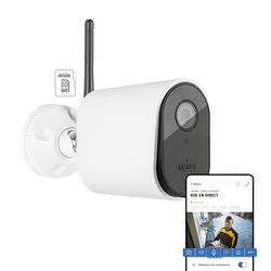 ABUS SmartLook - Caméra de Surveillance avec détection de Mouvement, enregistrements en 4K, Notifications Push, Microphone, Carte mémoire, masquage de Zones privées & app
