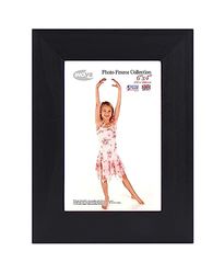 Inov8 British Made Real Wood Picture/Photo Frame 6x4" Inch(15x10cm) - Kayla 30mm Black