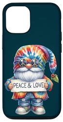 iPhone 14 Pro Peace Love Hippie Gnomes For Hippie Mom Summer Vacation Case