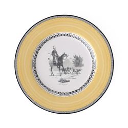 Villeroy & Boch Audun Chasse 1010702610 Prato plano de 27 cm, porcelana, amarelo