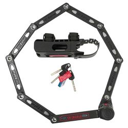 ZEFAL K-Traz F16 Anti-roubo dobrável bicicleta articulado para bicicleta unissexo para adultos, preto, L - 95 cm