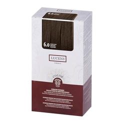 Lucens 6.0 Biondo Scuro - Kit Colorazione Capelli Permanente Senza Ammoniaca Con Oli ed Estratti da Agricoltura Biologica