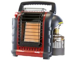 Mr Heater aquecedor a gás portátil MH9BDF - aquecimento a gás com bomba de gás - aquecedor a gás para campismo - espaço de até 26 m 2 - adequado para cartuchos de propano 31 e botano/propano