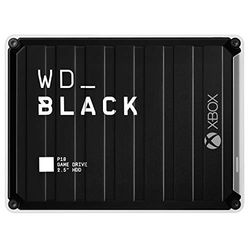 WD_BLACK 5TB P10 Game Drive for Xbox, portable HDD USB 3.2 Gen 1 Type-A, On-The-Go Access To Your Xbox Game library, with 1-Month Xbox Game Pass