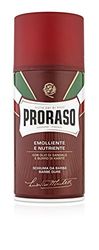 Proraso Espuma De Afeitar De Sándalo Y Manteca De Karité Para Barbas Duras - 300 Ml. 380 g