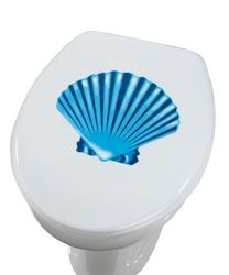 Wenko 18644100 Sticker Décor Abattant Coquillage