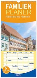 Familienplaner 2024 - Historisches Hameln mit 5 Spalten (Wandkalender, 21 x 45 cm) CALVENDO: Der Kalender zeigt die Rattenfängerstadt Hameln von seinen eindrucksvollsten und seinen schönsten Seiten.
