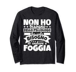 Foggia regalo divertente amante degli Foggia Maglia a Manica