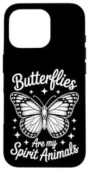 Butterflies Spirit Animals Funny Butterfly Case for iPhone 16 Pro