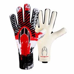 HO Soccer Pro Evolution Squadra Negative Engeland Keepershandschoenen, uniseks, kinderen, rood/wit, maat 6
