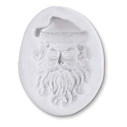 Unbekannt 'Städter 257269 dekoflex – Model Père Noël Visage Silicone Forme, Silicone, Blanc, 5 x 5 x 3 cm