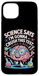 I'm Gonna Crush This Test Science Lovers Study Nerd Case for iPhone 15 Plus