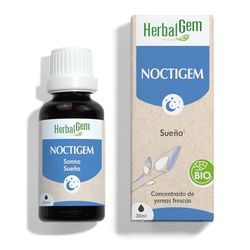 HERBALGEM - Noctigem - Orgánico, Tilo e Higo - Proporciona un Buen y Saludable Descanso Nocturno - Yemoterapia Concentrada 30ml