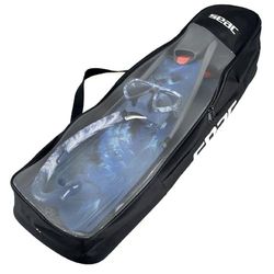 Seac Apnea, Rugzak/Schoudertas voor Lange Zwemvliezen en Freediving uitrusting, 95x21x16 cm