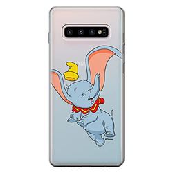 ERT GROUP mobiltelefonfodral för Samsung S10 PLUS originalt och officiellt licensierat Disney mönster Dumbo 015 optimalt anpassad till formen på mobiltelefonen, gedeeltelijk transparant
