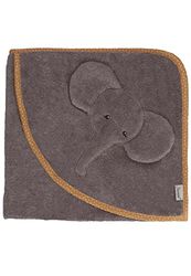 Sterntaler Baby Unisex ręcznik kąpielowy dla niemowląt GOTS motyw słoń 80 x 80 cm, ręcznik kąpielowy dla niemowląt, różowy