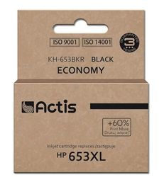 ACTIS KH-653BKR Ink voor HP printer vervanging HP 653XL 3YM75AE; Premium; 20ml; 575 pagina's; zwart