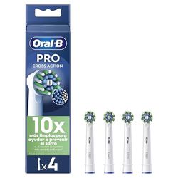 Oral-B Pro Cross Action Brossettes pour Brosse à dents électriques, Pack De 4 Unités