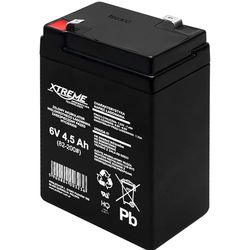 Batterie gel 6 V 4,5 Ah Xtreme sans entretien AGM