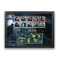 Official Harry Potter 2023 Framed Stamps and Miniature Sheet by Royal Mail