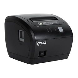 Glowster Imprimante Thermique TP Easy 80, Connexion USB et RJ11, Couleur Noire, idéale pour Les reçus et Les Tickets dans Les magasins et Les Restaurants.