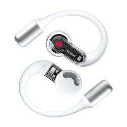 Nothing Ear (open) auricolari senza fili con Tecnologia Open Sound, Due microfoni + AI Clear Voice, 30 ore di riproduzione musicale ed EQ avanzato - Bianco