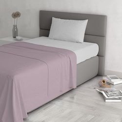 TRENDY CHIC Sängset i 100% bomull, tillverkad i Italien, fyrkantig och halv, antik rosa