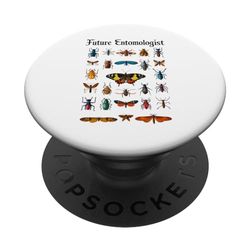 Tabla de insectos de la escuela entomóloga del futuro de los niños PopSockets PopGrip Intercambiable