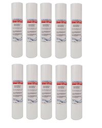 Cartuccia Filtro Acqua Polipropilene A SEDIMENTI 10 Pollici Micron 1 per OSMOSI INVERSA DEPURATORE Acqua Set 10 Pezzi