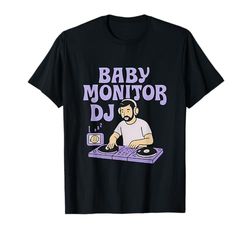 Baby Monitor DJ Dad Life Music Note T-Shirt