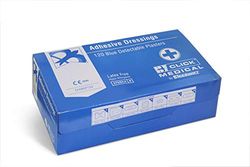 CLICK MEDICAL BLUE DETECTABLE PLASTERS 120 ASSORTED
