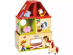 Goula Juguete Preescolar apilable y de construcción para niños y niñas a Partir de 1 años, Varios, 26,5 x 20,5 x 16,3 cm