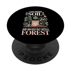 Gardening Plant Lover Gardener Landscaping for Women Men PopSockets Adhesive PopGrip