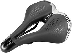 Selle Italia Sillín S5 180x255mm (L3) MAX Gel Superflow-Peso:, Unisex-Adult, Black, Talla única