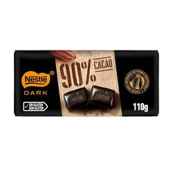 Nestlé Extrafino Dark Tableta Choclate Negro 90% Cacao, 110 g