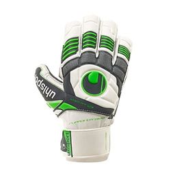 uhlsport Keepershandschoenen Eliminator Soft Grafiet SF, wit/groen flash, 7