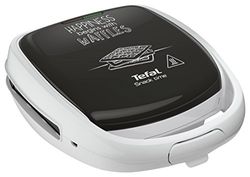 TEFAL Croque gaufre, Jeux de plaque inclus, Indicateur lumineux, Loquet poignée, Rangement vertical Snack Time Happiness SW3411
