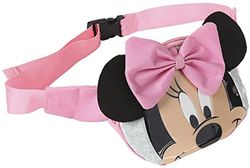 Artesania Cerda Bolso Riñonera Minnie Sac banane sport, 33 cm, Argenté (Plateado)