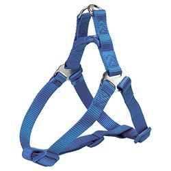 Trixie 20462 Premium Harness L: 65-80 cm/ 25 mm Blue